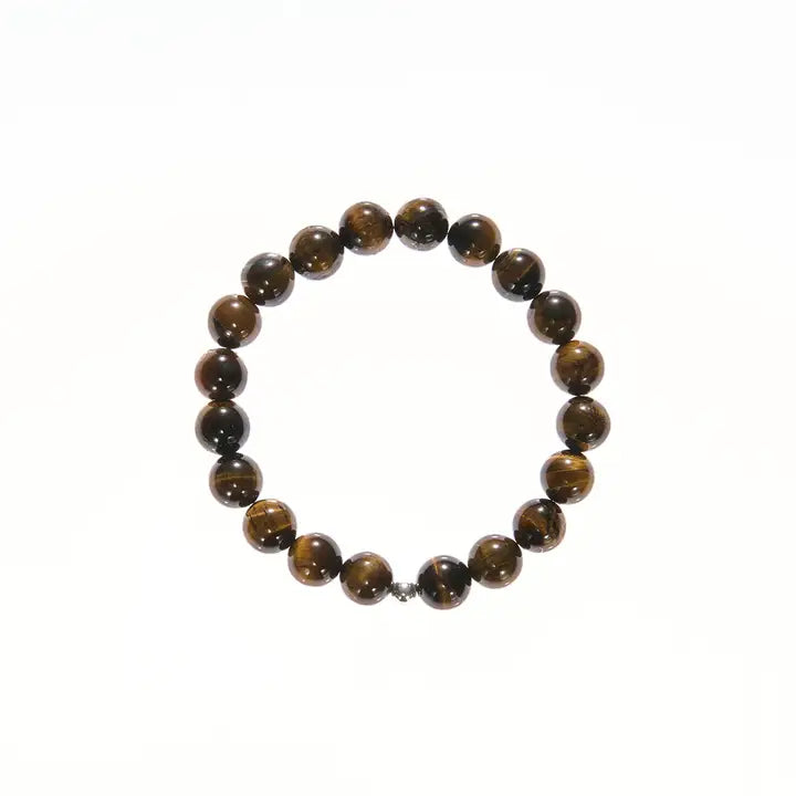 Mala Samsara Silver Tiger Eye - Pour homme