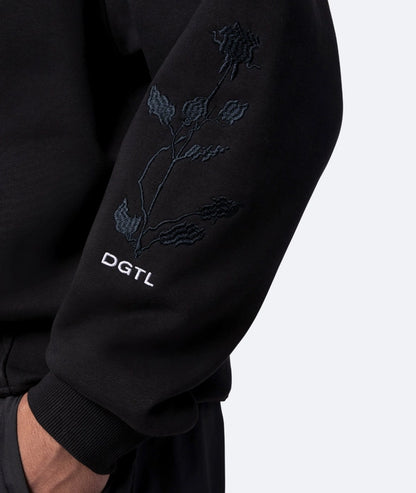 Sweat à capuche EN PATCHWORK DGTL X VERTERE - NOIR taille M - ÉDITION LIMITÉ